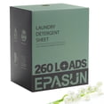 thumbnail image 1 of Láminas de detergente para ropa EPASUN, 260 lavados, ecológicas, 1 of 8