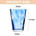 thumbnail image 2 of Taza de agua de vidrio con lunares de 350 ml, taza de vidrio coloreado, taza de café con leche, taza de bebida de agua fría, 2 of 5