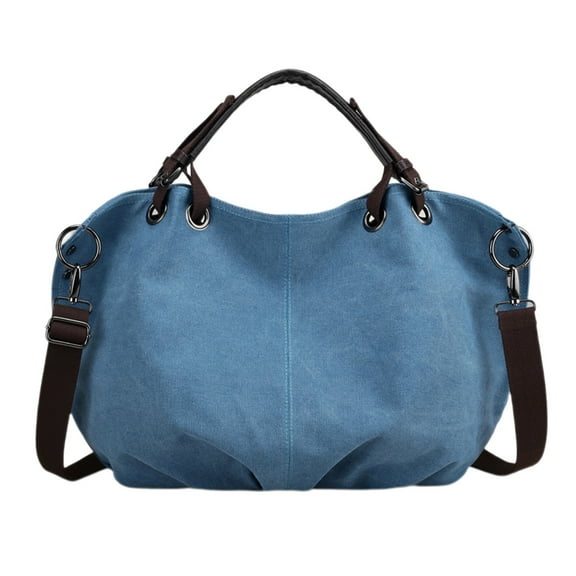 Otqutp Fashion Bag Unisex Large Capacity Bag Fashion Portable Shoulder Bag Messenger Bags Shoulder Handbag Casual Purse Travel Work(Blue,One Size)