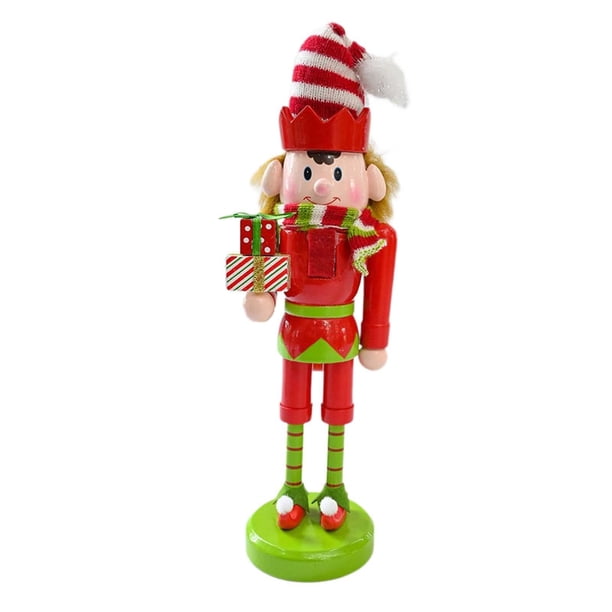 Figura de Cascanueces de Navidad, adorno de mesa, decoración navideña, Cascanueces Regalo
