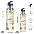 thumbnail image 2 of Yayeee 20oz Insulated Water Bottle Double Wall Stainless Steel with Flip Straw Lid, Birds with Strawberries, 2 of 7