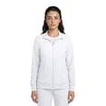 thumbnail image 6 of Natural Uniforms Women’s Zip-Front Warm-Up Jacket – 4-Way Stretch, Moisture-Wicking, Contemporary Fit–Medical Scrubs Jacket (White, Medium), 6 of 7