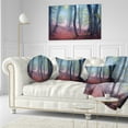 thumbnail image 3 of Designart Mysterious Fairytale Green Wood - Landscape Photography Throw Pillow - 12x20, 3 of 5
