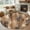 Brown, variant on Round Rugs 3 Ft, Orange Abstract Non Slip Area Rugs for Kitchen Bedroom Entryway, Vintage Geometric Gradient Oil Painting Modern Washable Carpet Runner Rug Floor Mats for Bedroom Home Decor