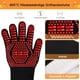 thumbnail image 3 of Guantes para barbacoa Guantes ignífugos de grado 800 resistentes al calor con revestimiento de silicona Guantes para barbacoa Weber antideslizantes Guantes para barbacoa para barbacoa, barbacoa,, 3 of 5