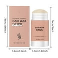 thumbnail image 3 of Barra de cera para el cabello para hombres y mujeres. Peina hacia atrás, reduce el frizz y el encrespamiento. Controla el cabello rebelde. Fijación duradera. 40 g. Cuidado del cabello., 3 of 9