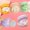 B, variant on Pincandy Cute Pop Bubble Macaron Shaped Decor Ornament, Animal Figure Embedded Tactile Accessory, Mini Pastel Macaron Tabletop Decor for Office Desk Shelf Creative Party Favor Gift