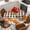 White Orange Black, variant on Orange Pumpkin Gnomes Fall Round Tablecloth, Fitted Table Cover with Elastic for 36"-44" Round Tables, Branches Thanksgiving Leaves Wooden Table Cloth Outdoor Dinning Party Waterproof Tablecloths