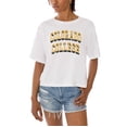 thumbnail image 2 of Women's Gameday Couture White Colorado College Tigers Claim To Fame Boxy Cropped T-Shirt, 2 of 5