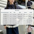 thumbnail image 2 of Jackets for Teenagers, Thick Button Long Sleeve Lace Hooded Coat, Kids Jacket, 2 of 6