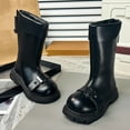 thumbnail image 5 of UngA Girls Knee High Boots Zipper Winter Boots Tall Little Girl Boots (Toddler/Little Kid/Big Kid),Size 12.5, 5 of 7