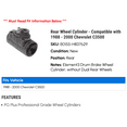 thumbnail image 2 of Rear Wheel Cylinder - Compatible with 1988 - 2000 Chevy C3500 1989 1990 1991 1992 1993 1994 1995 1996 1997 1998 1999, 2 of 2