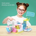 thumbnail image 3 of Girl Toy Doll Houses Furniture Playing Dollhouse Toys For Kids Boys And Girls 3-6 Years Gifts, 3 of 5