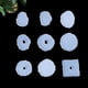 thumbnail image 3 of Molde de silicona para mesa irregular con pegamento de cristal para bricolaje, 18 espejos, colgante de espejo, base para posavasos, 3 of 5