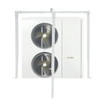 thumbnail image 2 of AC Security Cage Air Conditioner Cage Adjustable Air Conditioner Cage White, 2 of 10