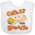 thumbnail image 3 of Inktastic Cutest Little Burrito Boys or Girls Baby Bib, 3 of 4