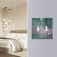 thumbnail image 4 of Yayeee Toggle Light Switch Wall Plate 3-Gang 6.37"x4.48" Decorative Outlet Cover, Purple Forest Scene, 4 of 7