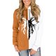 thumbnail image 1 of Sudadera holgada de manga larga con capucha y estampado clásico de Halloween para mujer Pompotops FGAJ17693, 1 of 4