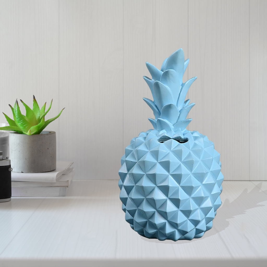 White Flameer Fashion Ceramic Pineapple Piggy Bank Coin Bank
