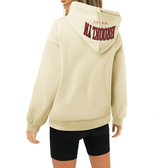 Juniors Teen Girls Letter Print Graphic Warm hoodie Lounge Roomy Sweatshirt Running Cotton Lightweight Hoodie Women Clearance