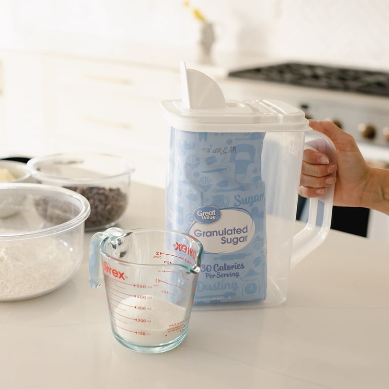 Plastic Food Storage Containers with Handles and Pour Spouts, Set of 2 photo 7
