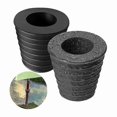 thumbnail image 1 of 2PCS Rubber Umbrella Cone Wedge For Parasol Base Holder Hole Plug Table Patio Umbrella 1.5inch/38mm, black, 1 of 4