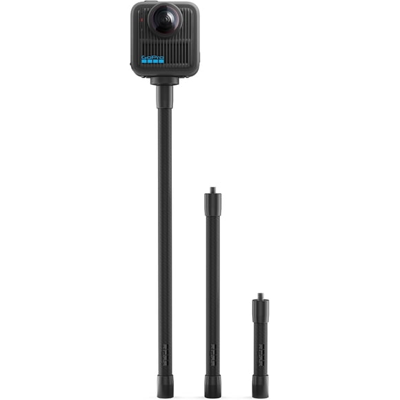 GoPro Juego de 3 extensiónes de Fibra de Carbono (10, 20, y 30 cm) para Max, Max y Hero