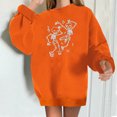 thumbnail image 2 of Camisas sexy de invierno para mujer Cuello redondo Manga larga Tops Impreso Sudadera regular Blusa Fridja fjkfkj887, 2 of 4