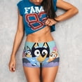 thumbnail image 3 of Lsque Bluey Pattern High Waisted Biker Shorts for Women-Tummy Control Fitness Athletic Workout Running Yoga Gym Shorts,Moisture-Wicking-X-Large, 3 of 9