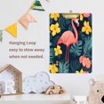thumbnail image 4 of FORMRS Acrylic Clipboard with Low Profile Clip Standard A4 Letter Size, 12.5" x 9", Pink Floral Flamingo, 4 of 8