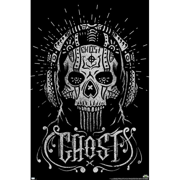 Call of Duty: Modern Warfare 2 - Ghost Calavera Wall Poster, 22.375" x 34"