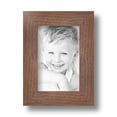 thumbnail image 2 of ArtToFrames 4x6 Inch Light Walnut Picture Frame, This Brown Wood Poster Frame is Great for Your Art or Photos, Comes with Regular Glass (4851), 2 of 8