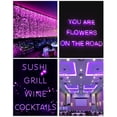 thumbnail image 6 of ALITOVE Purple Neon Strip Lights 16.4ft 600LEDs Dimmable Waterproof for Bedroom with Power Supply, 6 of 6