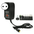 thumbnail image 2 of Adaptador De Corriente Universal Multifuncional Convertidor CA CC De Voltaje Ajustable De 30 W Con Puerto USB Y 8 Puntas Intercambiables Para Enrutadores Electrónicos, 2 of 7