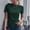 Green, variant on Tops For Women Trendy Sevevn Women's Short Sleeve Solid Color Crewneck Casual Top Pullover T-Shirt