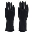 thumbnail image 1 of 1Pair Hair Dyes Gloves,Reusable Salon Hair Coloring Latex Gloves,Thick Rubber Gloves for Cleaning Cooking Dishwashing L, 1 of 5