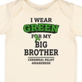 thumbnail image 4 of Inktastic I Wear Green for My Big Brother for Cerebral Palsy Boys or Girls Baby Bodysuit, 4 of 5
