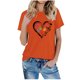 thumbnail image 2 of Ounisa Baseball Shirts Women Baseball Mom Tshirt Baseball Heart Graphic Tee Game Day Gifts Funny Short Sleeve Tops, 2 of 7