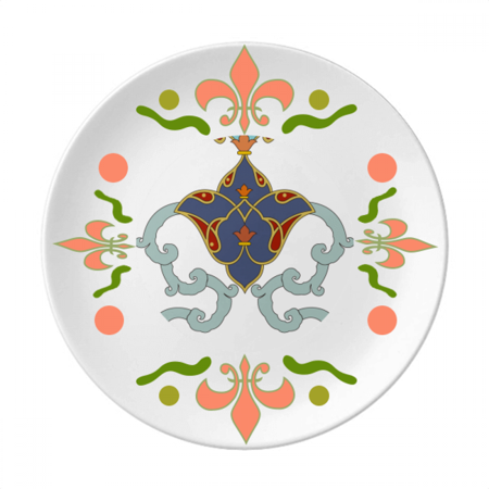 

colorful modern flower pattern flower ceramics plate tableware dinner dish