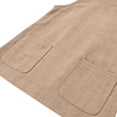 thumbnail image 6 of Miluxas Pants Sets Women 2 Piece Sets Sleeveless Round Neck Tank Tops Matching Wide Leg Pants Summer Casual Outfits Khaki, 6 of 9
