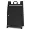 thumbnail image 4 of Plasticade Signicade Deluxe Folding Double Sided Sign Stand, Black (4 Pack), 4 of 8