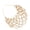 Gold, variant on Elegant Hair Chain Headband Decorative Hair Ornament With Dazzling Rhinestones For Formal Event And Beach Gathering