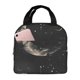 thumbnail image 1 of Easygdp Abstract Starry Sky Moon Bolsa Térmica Premium - Tela Oxford Impermeable, Gran Capacidad, Bolsillo Frontal, Unisex para Trabajo, Escuela, Actividades al Aire Libre y Picnics, 1 of 8