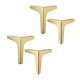 thumbnail image 1 of Patas para muebles Riwesomey 4 piezas hogar sofá de centro gabinete pierna sala de estar dormitorio moderno triangular 13cm, 1 of 6