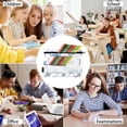 thumbnail image 4 of 2 Pack Flip Folders with Clear PVC Window Binder Pouches 3-Ring Binder Organizer for Office & Home Marine Organisms, 4 of 6