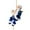 Blue, variant on WMGHA Electric Animated Climbing Santa Claus Christmas Ornament On Beads Ladder, Indoor/Outdoor Hanging Christmas Tree Decoration,Musical Moving Figure Xmas Christmas Ornament,10"