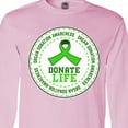 thumbnail image 4 of Inktastic Donate Life-organ Donation Awareness Long Sleeve T-Shirt, 4 of 5