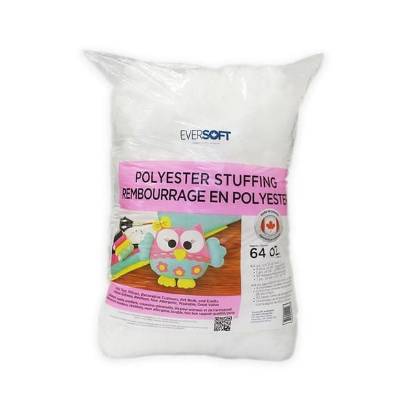Rembourrage en polyester Eversoft - 64 oz Fibres de Polyester de 4 lb