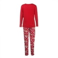 thumbnail image 4 of Pijamas Para La Familia Reno Impreso Ropa De Dormir Familiar Ropa De Dormir De Navidad Pijamas Largos XBTCLXEBCO Papá Rojo:S, 4 of 5