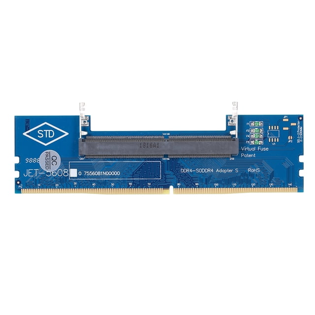 DDR4 Laptop SO-DIMM to Desktop Adapter Card Converter Memory RAM Connector Adapter Memory Tester